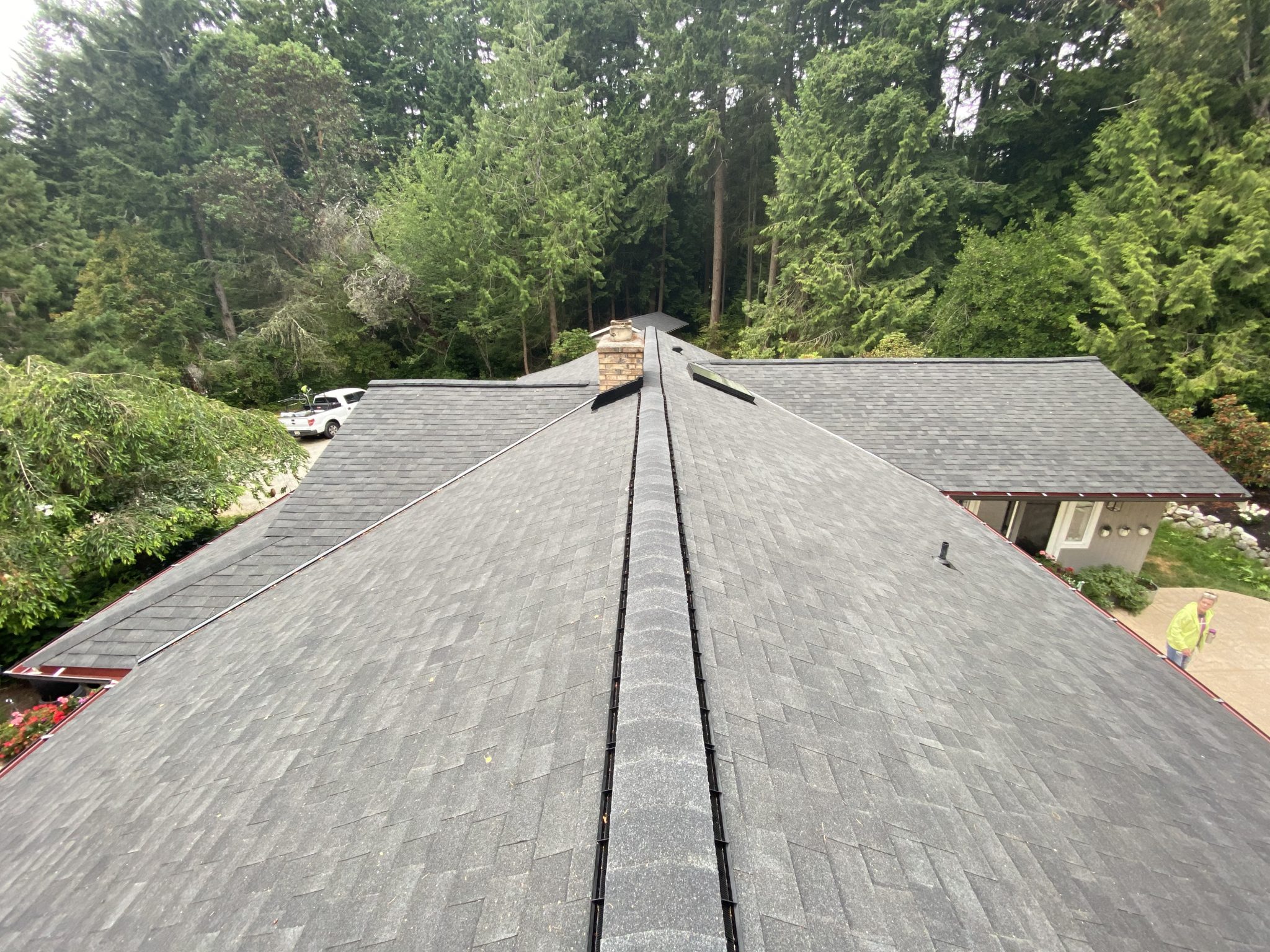 Drone Roof Moss Treatment RoofTec